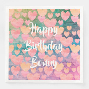 Happy Birthday #Bonny party inapkins van DAL Servet