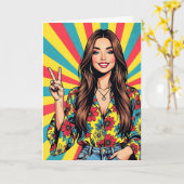 Happy Birthday Boomer | grappig Kaart (Gele Bloem)