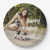 Happy Birthday - Bord voor persoonlijk fotopapier (Voorkant)