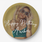 Happy Birthday - Bord voor persoonlijk fotopapier (Voorkant)