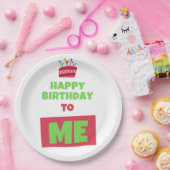 Happy Birthday Borden Papieren Bordje (Feest)