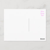 Happy Birthday Border Collie Puppy Dog Post Kaart (Achterkant)