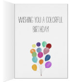 Happy Birthday bos ballonnen (Binnen (Rechts))