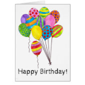 Happy Birthday bos ballonnen (Voorkant)