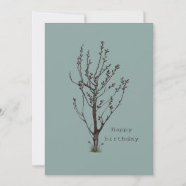Happy Birthday Botanical Kaart