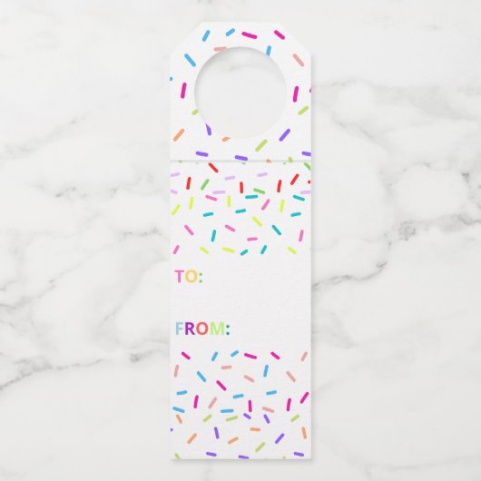 Happy Birthday Bottle Label (Achterkant)