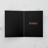 Happy BIrthday Bow Greeting Kaart (Binnen)