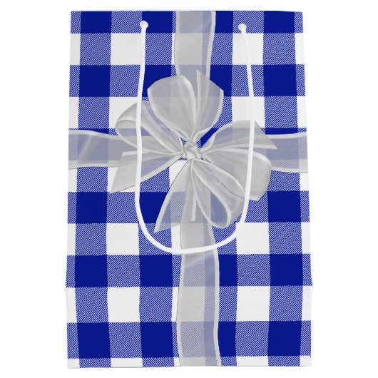 Happy Birthday Bow op pad Medium Cadeauzakje (Achterkant)