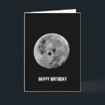 Happy Birthday Bowler Bowling Moon Grappig Kaart<br><div class="desc">Het is uit deze wereld,  maar niet uit de baan van deze wereld! De maan afgebeeld als een bowlingbal aan de nachtelijke hemel! Maak een bowler blij met deze leuke kaart!</div>