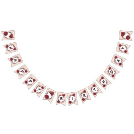 Happy Birthday Bowling Party Vlaggetjes