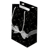 Happy Birthday Bows en Bubbles Klein Cadeauzakje (Achterkant Gekanteld)