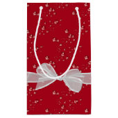 Happy Birthday Bows en Bubbles Klein Cadeauzakje (Achterkant)