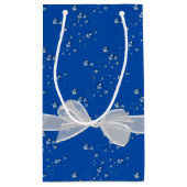 Happy Birthday Bows en Bubbles Klein Cadeauzakje (Achterkant)