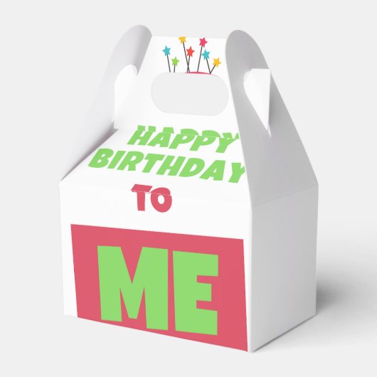 Happy Birthday Box Bedankdoosjes (Achterkant)