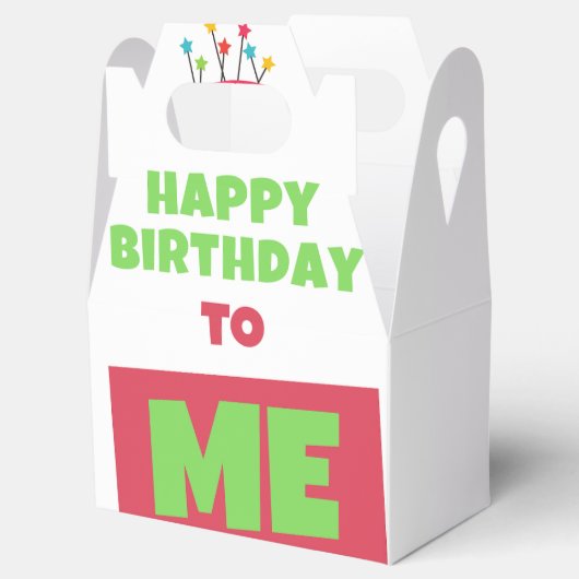 Happy Birthday Box Bedankdoosjes (Geopend)