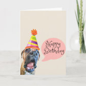Happy Birthday Boxer Card Kaart (Voorkant)