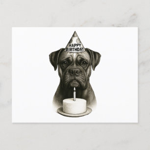 Happy Birthday Boxer Dog Feestdagenkaart