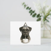 Happy Birthday Boxer Dog Feestdagenkaart (Staand voorkant)