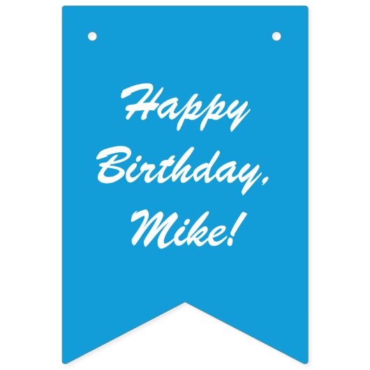 Happy Birthday Boy Racing Car Vlaggetjes (Tweede vlag)