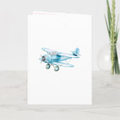 Happy Birthday Boy Watercolor Birthday Card Kaart (Achterkant)