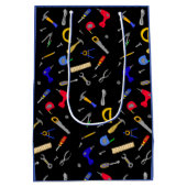 Happy Birthday Boy's Tools Collage Medium Cadeauzakje (Achterkant)