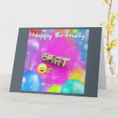 Happy Birthday Brat Kaart (Gele Bloem)