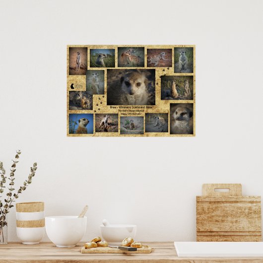 Happy Birthday Brea Poster (Keuken)