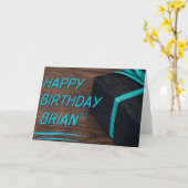 HAPPY BIRTHDAY BRIAN KAART (Gele Bloem)