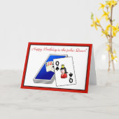 Happy Birthday bridge kaart speelkaarten poker (Gele Bloem)