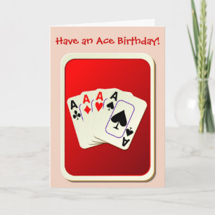 Happy Birthday bridge kaart speelkaarten poker