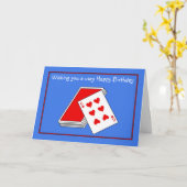 Happy Birthday bridge kaart speelkaarten poker (Gele Bloem)