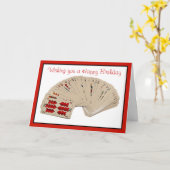 Happy Birthday bridge kaart speelkaarten poker (Gele Bloem)