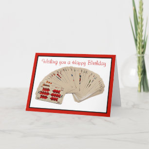 Happy Birthday-bridgekaartspeelkaartenpoker Kaart