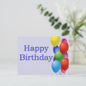 Happy Birthday Briefkaart (Staand voorkant)