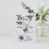  Happy Birthday briefkaart (Staand voorkant)