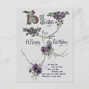  Happy Birthday briefkaart