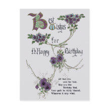 Happy Birthday briefkaart