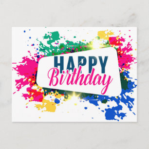 Happy Birthday Briefkaart