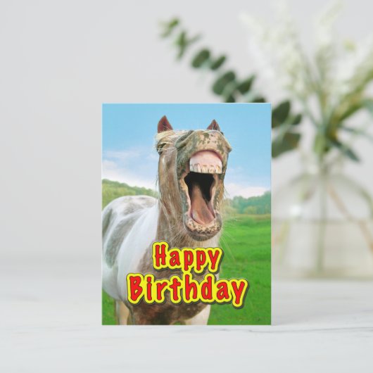 Happy Birthday Briefkaart (Staand voorkant)