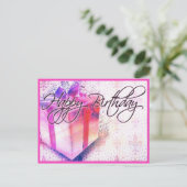 Happy Birthday Briefkaart (Staand voorkant)
