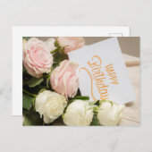 HAPPY BIRTHDAY BRIEFKAART (Voorkant / Achterkant)