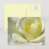 Happy Birthday_ Briefkaart (Voorkant / Achterkant)