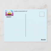 Happy Birthday Briefkaart (Achterkant)