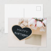 Happy Birthday Briefkaart (Voorkant / Achterkant)