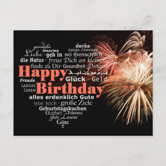 Happy birthday! briefkaart