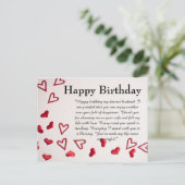 Happy Birthday Briefkaart (Staand voorkant)