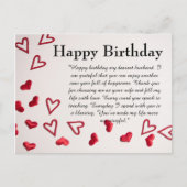 Happy Birthday Briefkaart (Voorkant)