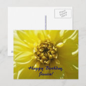 Happy Birthday Briefkaart (Voorkant / Achterkant)