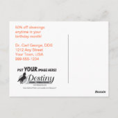 Happy Birthday Briefkaart (Achterkant)