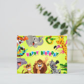 Happy Birthday Briefkaart (Staand voorkant)